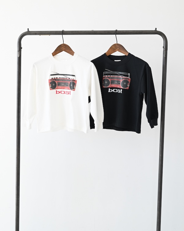 B/S bost L/S Tシャツ