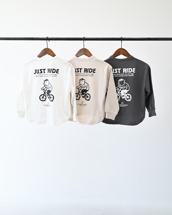 JUST RIDE L/S Tシャツ
