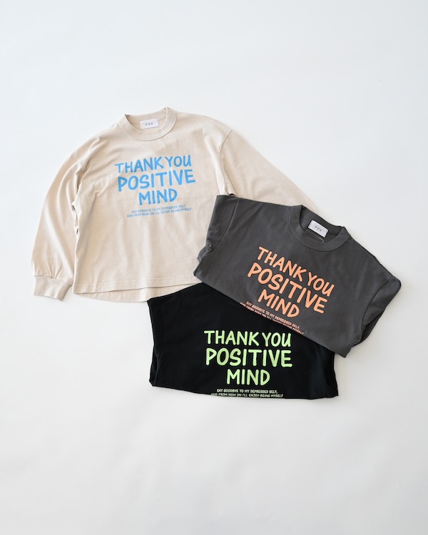POSITIVE MIND L/S Tシャツ