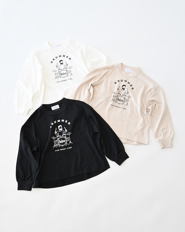 DRUMMER L/S Tシャツ